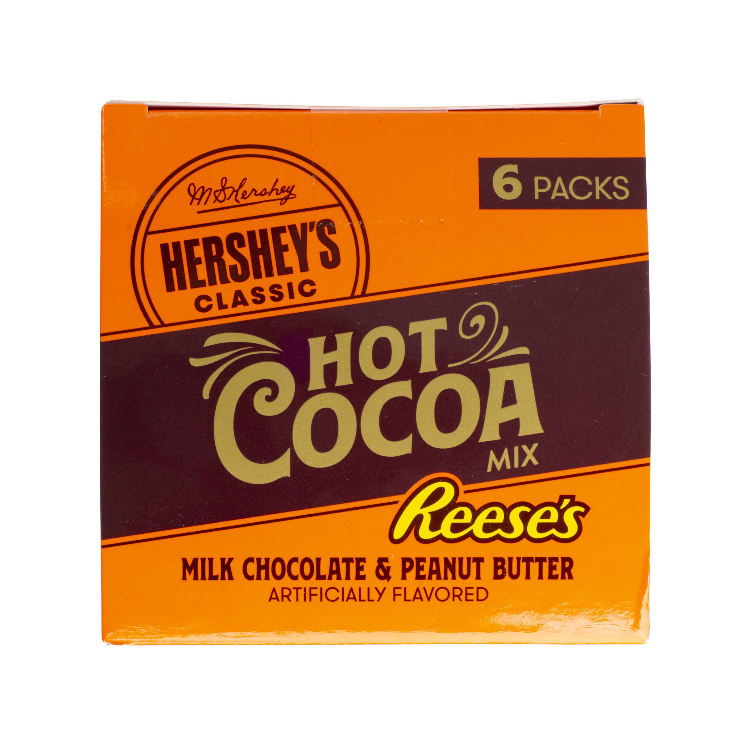 REESE’S Milk Chocolate and Peanut Butter Hot Cocoa Mix, 0.88oz (6 Count) - THE HERSHEY COMPANY