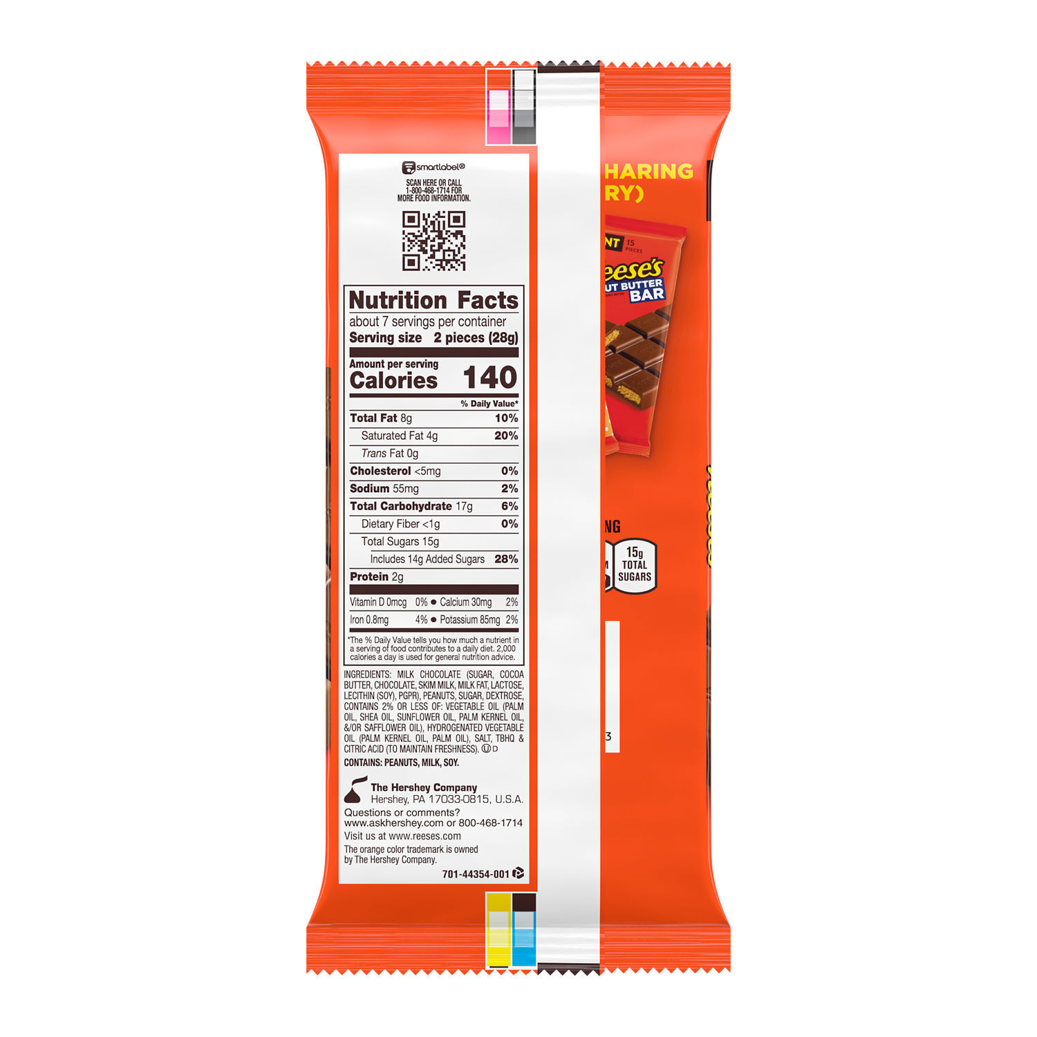 REESE’S Milk Chocolate Peanut Butter Giant 7.37oz Candy Bar - THE HERSHEY COMPANY