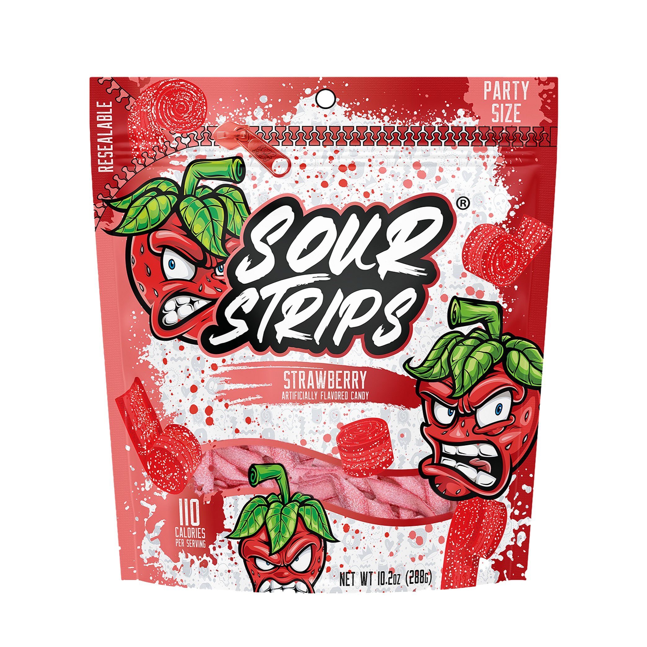 Sour Strips Strawberry Candy Party Bag, 10.2oz - THE HERSHEY COMPANY