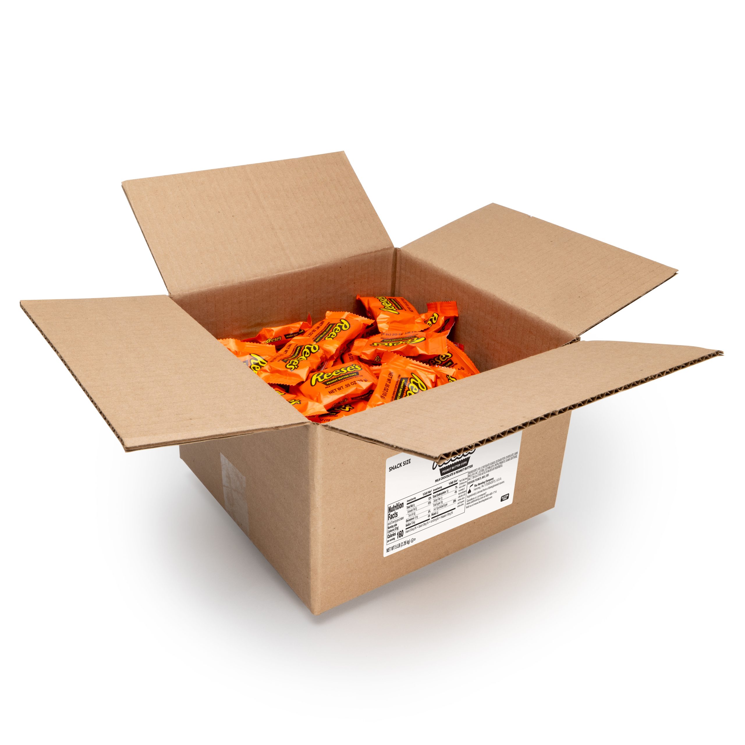 REESE’S Peanut Butter Cups Snack Size 5 lbs. Bulk Candy Box - THE HERSHEY COMPANY