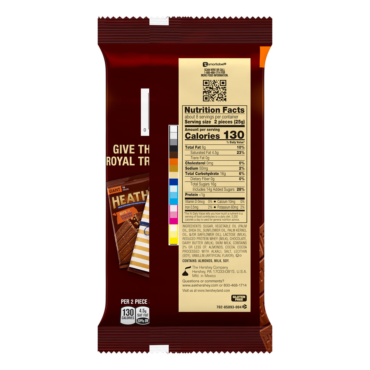 HEATH Chocolate English Toffee Giant 7.13oz Candy Bar - THE HERSHEY COMPANY