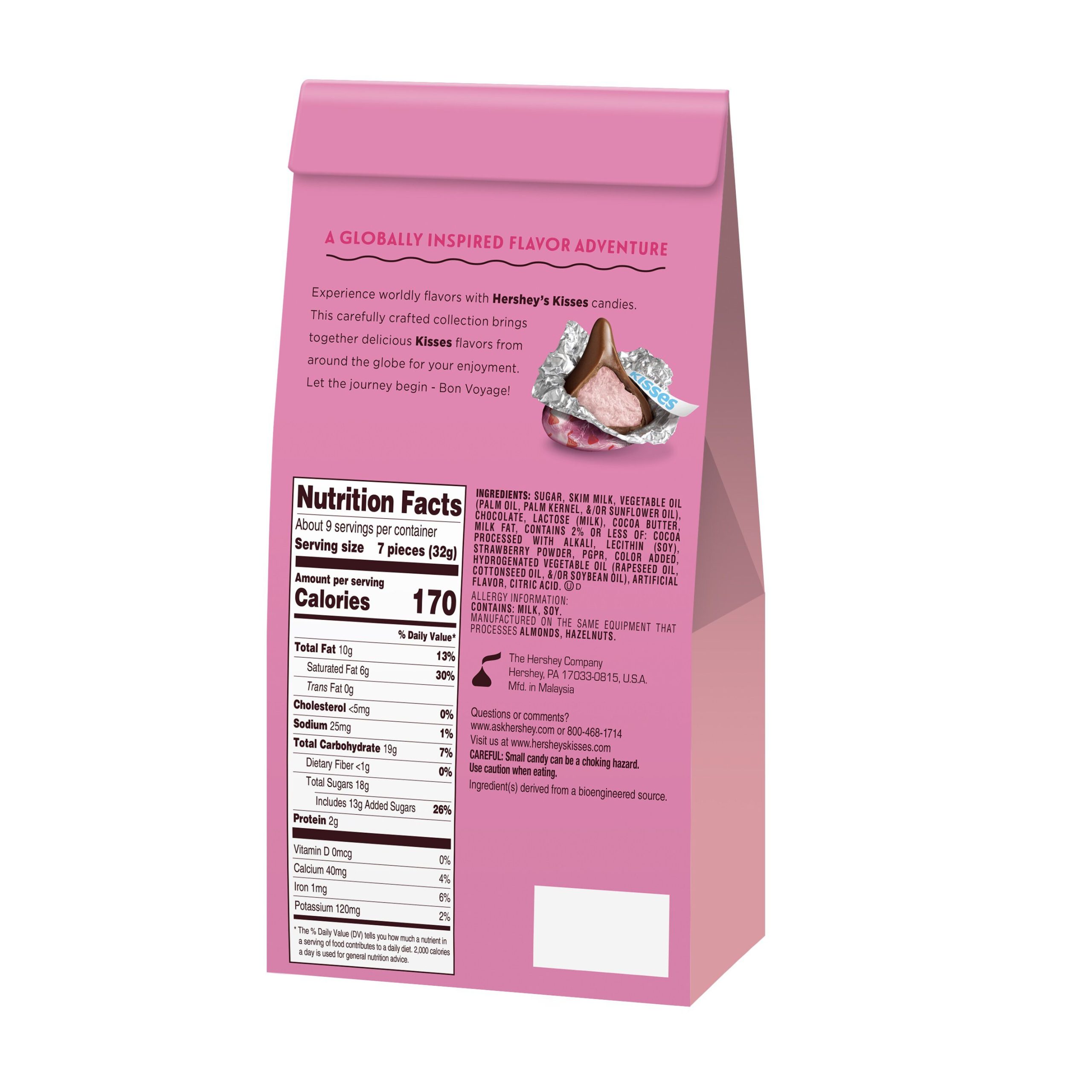 HERSHEY’S KISSES Flavors of The World Strawberry 10oz Pouch - THE HERSHEY COMPANY